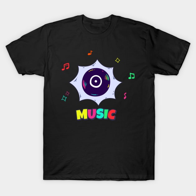 Music For Life T-Shirt by Robiart